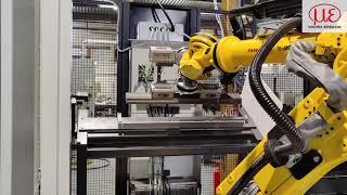 Mills CNC use laser triangulation sensor from Micro-Epsilon to position & measure railway fishplates