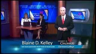 2 - Blaine Kelley for UC Clermont on WLWT TV 5 Cincinnati