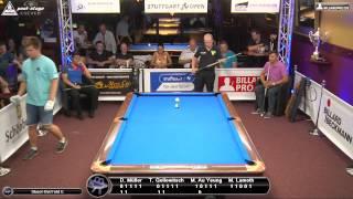 Stuttgart Open 2015, No. 18, Shootout Field E, Pool-Billard, Müller, Gollowitsch, Au Yeung, Lamoth