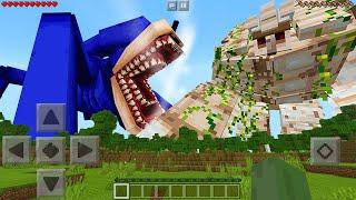 I Found NEW SHIN SONIC vs TITAN GOLEM in Minecraft Pocket Edition...