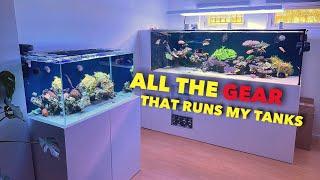 REEFING GEAR - Complete walkthrough of the reefing gear that I use - Part 1: the reef tanks