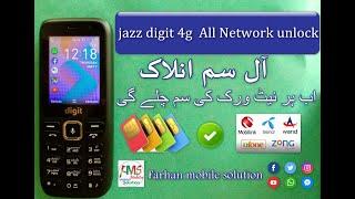 jazz digit 4g All Sim Unlock | jazz digit 4g unlock All Network | jazz digit 4g unluck by avenger