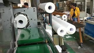 Automatic maxi roll paper cutting machine