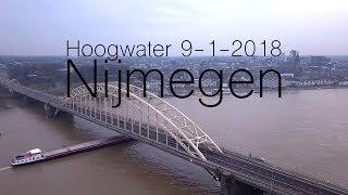 Hoogwater Nijmegen 9-1-2018