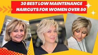 30 Low Maintenance Haircuts for Women Over 50 to Look Chic and Stylish