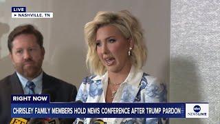LIVE: Chrisley family members hold news conference after pardon from Trump administration