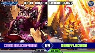 DexDorugoramon vs HeavyLeomon — BT-17 Matchplay Commentary