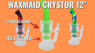 How To Use Waxmaid 12″ Crystor S Silicone Water Pipe