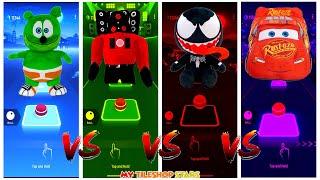 Gummy Bear & Speaker Man & Venom & Lightning Mcqueen. Who Is Best?