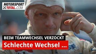 Zehn Formel-1-Weltmeister, die sich beim Teamwechsel verzockten