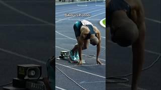 Biker vs runner #youtubeshorts #shortsbeta #trending #trendingshorts #untdaboss