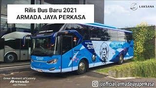 Armada Jaya Perkasa Terbaru  SR2 HD Prime S Series Transporter Karoseri Laksana 2021