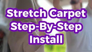 Installing Stretch Carpet in my Campervan Conversion