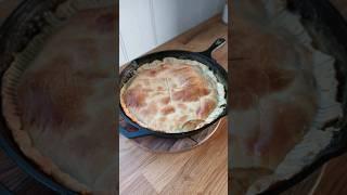 One Dish Dinner | Chicken Pot Pie in Cast Iron Skillet #dinner  #recipe #simplefood #potpie #chicken