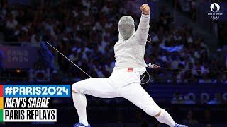 Oh Sang-uk takes men's sabre GOLD!  | Paris Replays