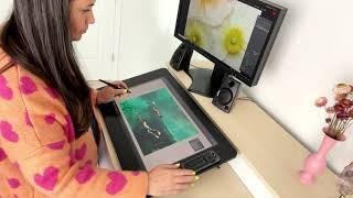 Wacom DTK2420K0 Cintiq Pro 24 Creative Pen Display – 4K Graphic Drawing Monitor