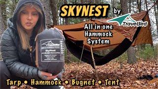 Skynest All in One Hammock System by Travelbird | Game Changer for Hammock Camping