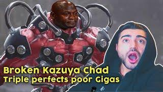 Broken Kazuya Chad Triple perfects poor Gigas