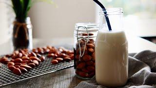 3-Ingredient Homemade Almond Milk [Natural ASMR Episode 7]