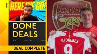 BREAKING: FABRIZIO ROMANO CONFIRMS VIKTOR GYÖKERES TO ARSENAL – MASSIVE TRANSFER SHOCK!