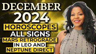 DECEMBER 2024 ASTROLOGY HOROSCOPE-ALL SIGNS (with timestamps)