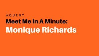 Meet Me In A Minute: Monique Richards, Managing Director @ Aquent Australia