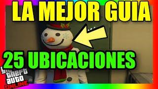 UBICACIONES de los MUÑECOS de NIEVE en GTA 5 ONLINE DLC NAVIDAD 2022