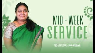 Live| MID WEEK SERVICE | 7TH NOV 2024|AG CHURCH VELLORE 6|SIS. STELLA STANLEY  #live