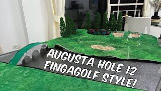 Augusta Hole 12 Fingagolf Style. The Masters 1/100 Scale Model.