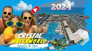 Crystal Waterworld Resort & Spa I Detaylı İnceleme 2024 I Aquaparklı Aile Oteli mi Arıyorsun?