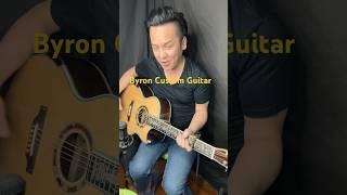 Playing ABCD in a Byron Custom Guitar