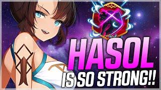 HASOL IS SO STRONG with 3F ARTIFACT (GUILDWAR BATTLE) - Epic Seven