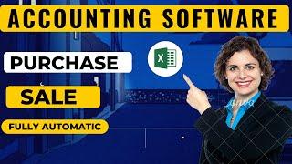 Full Accounting software in Excel | Sale Purchase  | Automate Bookkeeping | learning Center