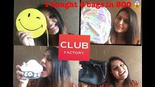 HUGE club factory haul | I bought 6 bags for 800 