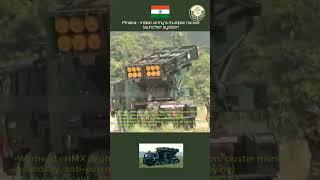 Pinaka - Indian army's multiple rocket launcher system  #military #defence #army