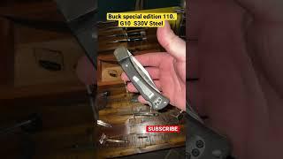 Buck special edition 110. G10 handles, S30V Blade steel! Subscribe for more videos! ￼