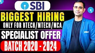 SBI Biggest Hiring | Career in Finance, Tax & Accounting | Freshers & working Professional