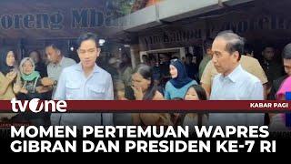 Wapres Gibran & Jokowi Makan Bareng di Warung Ayam Goreng | Kabar Pagi tvOne