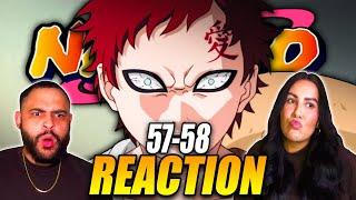 GAARA'S DARK PAST REVEALED! GAARA TRIES TO ASSASSINATE ROCK LEE! Naruto Ep 57 - 58 Couple Reaction