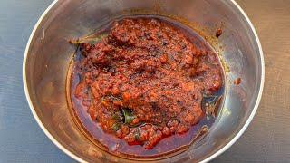 Milagai Chutney | Red Chilli Chutney | Side Dish For Idli and Dosa | Milagai Chutney Recipe