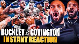 "BUCKLEY IS A BEAST!" | JOAQUIN BUCKLEY vs COVINGTON + KAPE INSTANT REACTION!