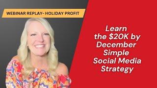 Replay: How to Launch an Online Business & Earn $20K by December Using Social Media!