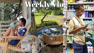 Weekly Vlog: Much needed break from reality, Running errands, Glamping & more!