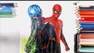 Spiderman far from home drawing