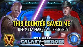 This Counter Saved Me! Utilize the Off Meta! - Kyber 1 Grand Arena | SWGOH