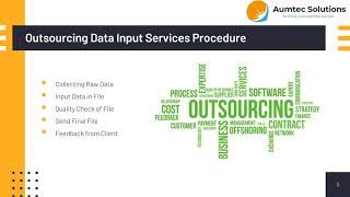 Outsource Data Input And Processing Services