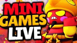 Playing Brawl Stars mini games with stream live (talking with chat)