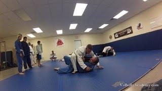 Round 4 of half guard sparring at Valhalla Academy - July 30