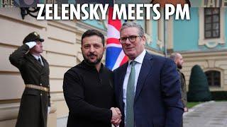 LIVE: UK PM Starmer welcomes Zelenskiy to Downing Street