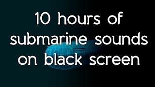  Submarine sonar sounds on black screen dark screen high quality white noise ASMR